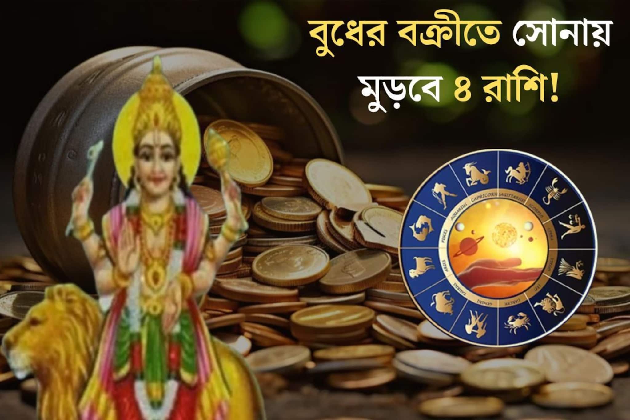 বুধের উল্টো চালে পাল্টে যাবে ৪ রাশির ভাগ‍্য! দরজায় সোনালী সময়, টাকার বৃষ্টি