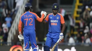 জোড়া সেঞ্চুরি তিলক ভর্মা ও সঞ্জু স্যামসনের - Photo- AP 