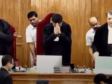 বিদায়ী ভাষণে সবাইকে ধন্যবাদ জানালেন প্রধান বিচারপতি ডি ওয়াই চন্দ্রচূড় (Photo: YouTube/SC)
