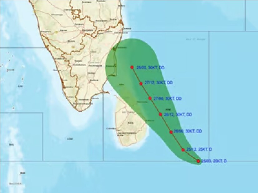 পৃথিবীর আবর্তন গতির জন্য দক্ষিণ গোলার্ধে বায়ু ঘড়ির কাঁটার দিকে এবং উত্তর গোলার্ধে ঘড়ির কাঁটার বিপরীতে ঘুরতে ঘুরতে নিম্নচাপ অঞ্চলের দিকে ধাবিত হয়। এভাবে ঘূর্ণিঝড় বা সাইক্লোন সৃষ্টি হয়।