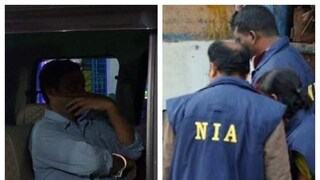 ধৃত তৃণমূল কর্মী নবকুমার মণ্ডল (বাঁদিকে)৷