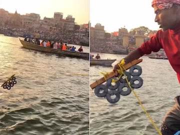 মাঝগঙ্গায় চুম্বক ছুড়ে দিল কিশোর... বার করে আনতেই যা উঠে এল ! (Photo: Instagram)