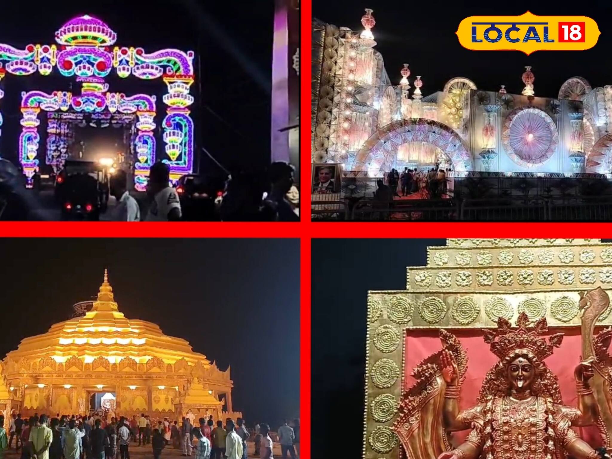 কোথাও ভৌতিক ট্রেন তো কোথাও আবার মায়াজাল, পশ্চিম বর্ধমানের কালীপুজোর থিমের ছড়াছড়ি