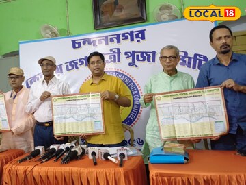 কেন্দ্রীয় পুজো কমিটির রুট ম্যাপ প্রকাশের ছবি কেন্দ্রীয় পুজো কমিটির রুট ম্যাপ প্রকাশের ছবি