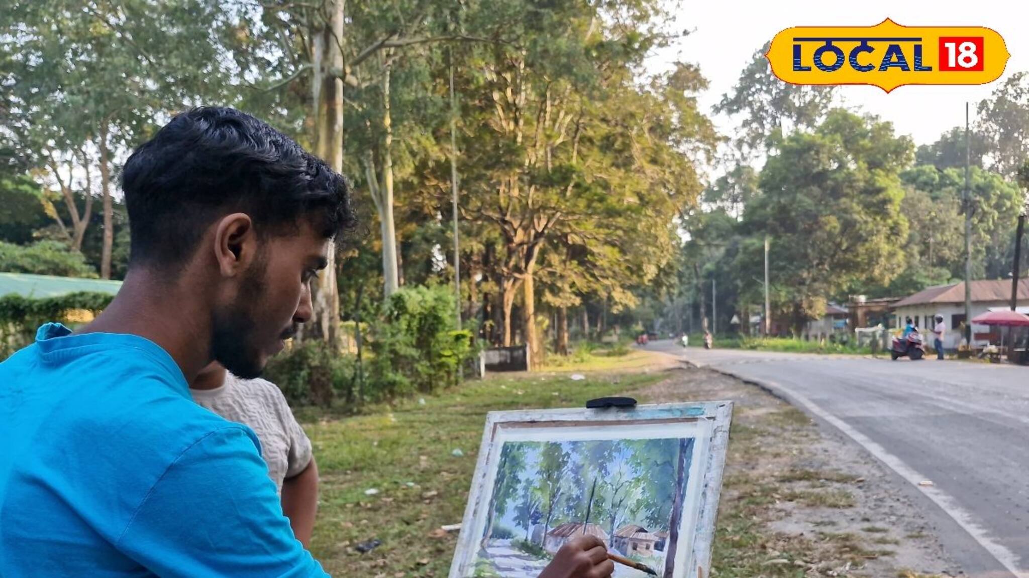 স্টুডিওতে নয়, প্রকৃতি উঠে আসে ক্যানভাসে! চেনেন ওঁদের?