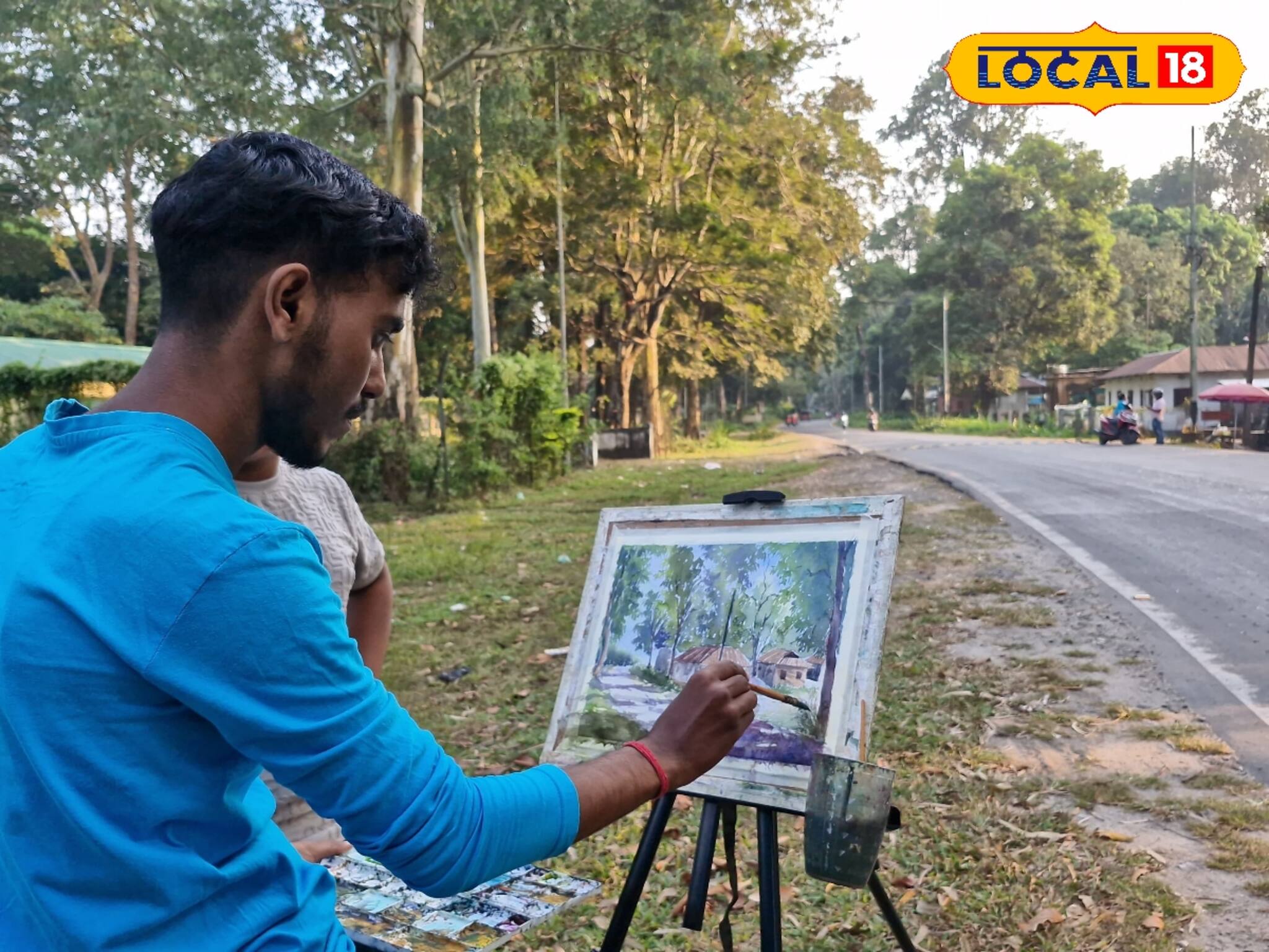 স্টুডিওতে নয়, প্রকৃতি উঠে আসে ক্যানভাসে! চেনেন ওঁদের?