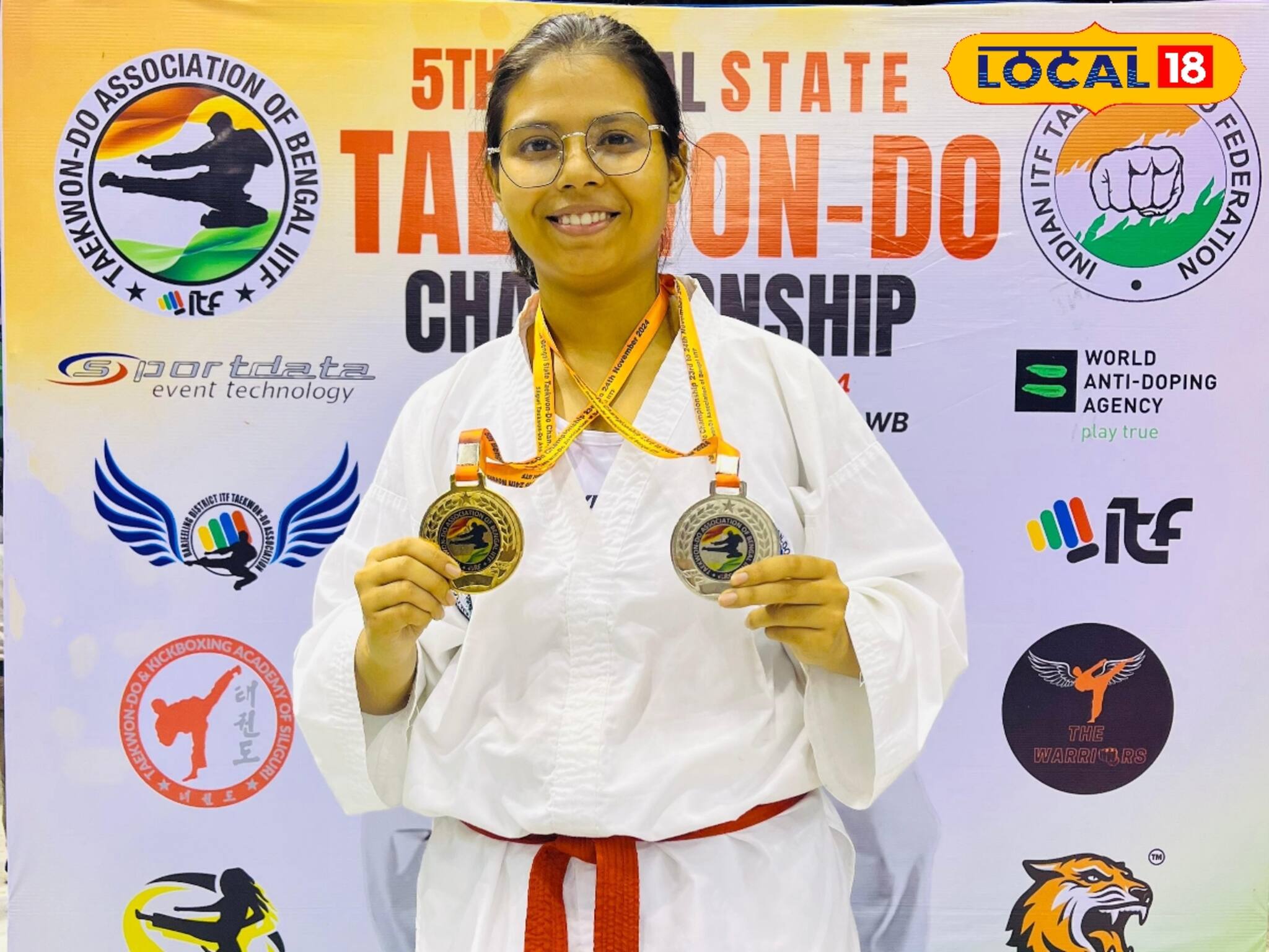 তায়কোন্ডো প্রতিযোগিতায় সোনা জয়, শিলিগুড়ির শ্রেয়ার বিরাট সাফল্য