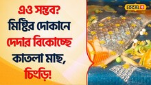 Fish at Sweets Shop: এও সম্ভব? মিষ্টির দোকানে দেদার বিকোচ্ছে কাতলা মাছ, চিংড়ি!
