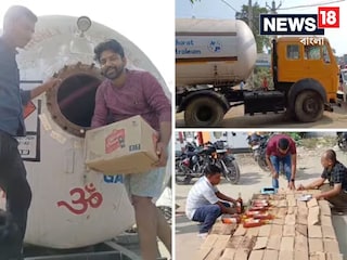 পেট্রল ট্যাঙ্কারকে পুলিশের তাড়া, মাঝ রাতে উদ্ধার এক কোটি টাকার মদ!