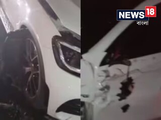 মদ খেয়ে বাবার মার্সিডিজে মহিলাকে চাপা ছেলের, ধাক্কা বাইকেও!