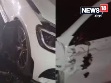 মদ খেয়ে বাবার মার্সিডিজে মহিলাকে চাপা ছেলের, ধাক্কা বাইকেও!
