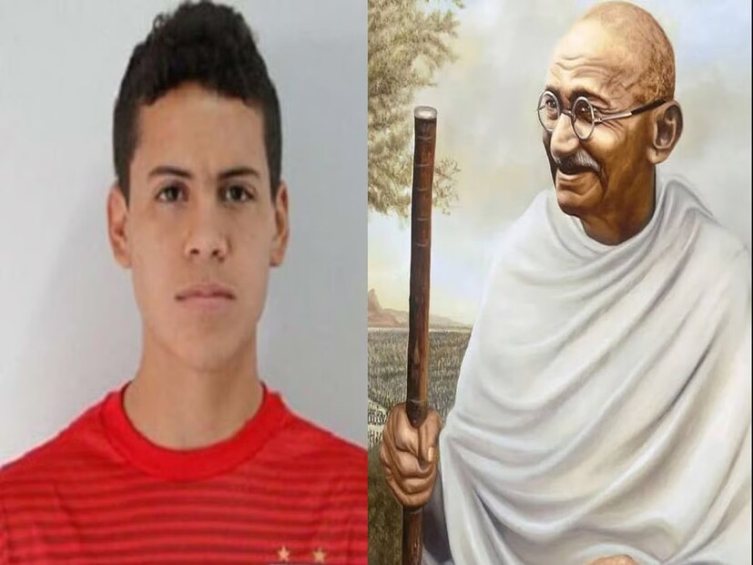 না, এ কোনও গল্পকথা নয়। একেবারে সত্যি ঘটনা কিন্তু। তবে এই মহাত্মা গান্ধি ভারতের ‘জাতির জনক’ মহাত্মা গান্ধি নন। ইনি ব্রাজিলিয়ান মিডফিল্ডার। ক্লাব ফুটবল খেলেন। নাম মহাত্মা গান্ধি। পুরো নাম মহাত্মা গান্ধি হেবেরপিও ম্যাত্তোস পিরেজ। ব্রাজিলের ত্রিনডেদ ক্লাবের হয়ে খেলেন ৩১ বছর বয়সি এই মিডফিল্ডার।