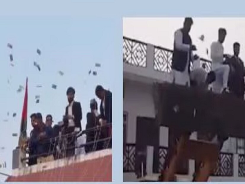 বিয়েবাড়িতে তুমুল আনন্দে মেতে উঠে ২০ লক্ষ টাকা কয়েক টাকা ব্যয় করেন বরপক্ষের আত্মীয়রা। ভাইরাল ভিডিও দেখে যারপরনাই ক্ষুব্ধ নেটিজেনরা। টাকা ওড়ানোর বদলে গরিব মানুষের মধ্যে তা ভাগ করে দেওয়ার পক্ষেই সরব হয়েছেন সকলে। 