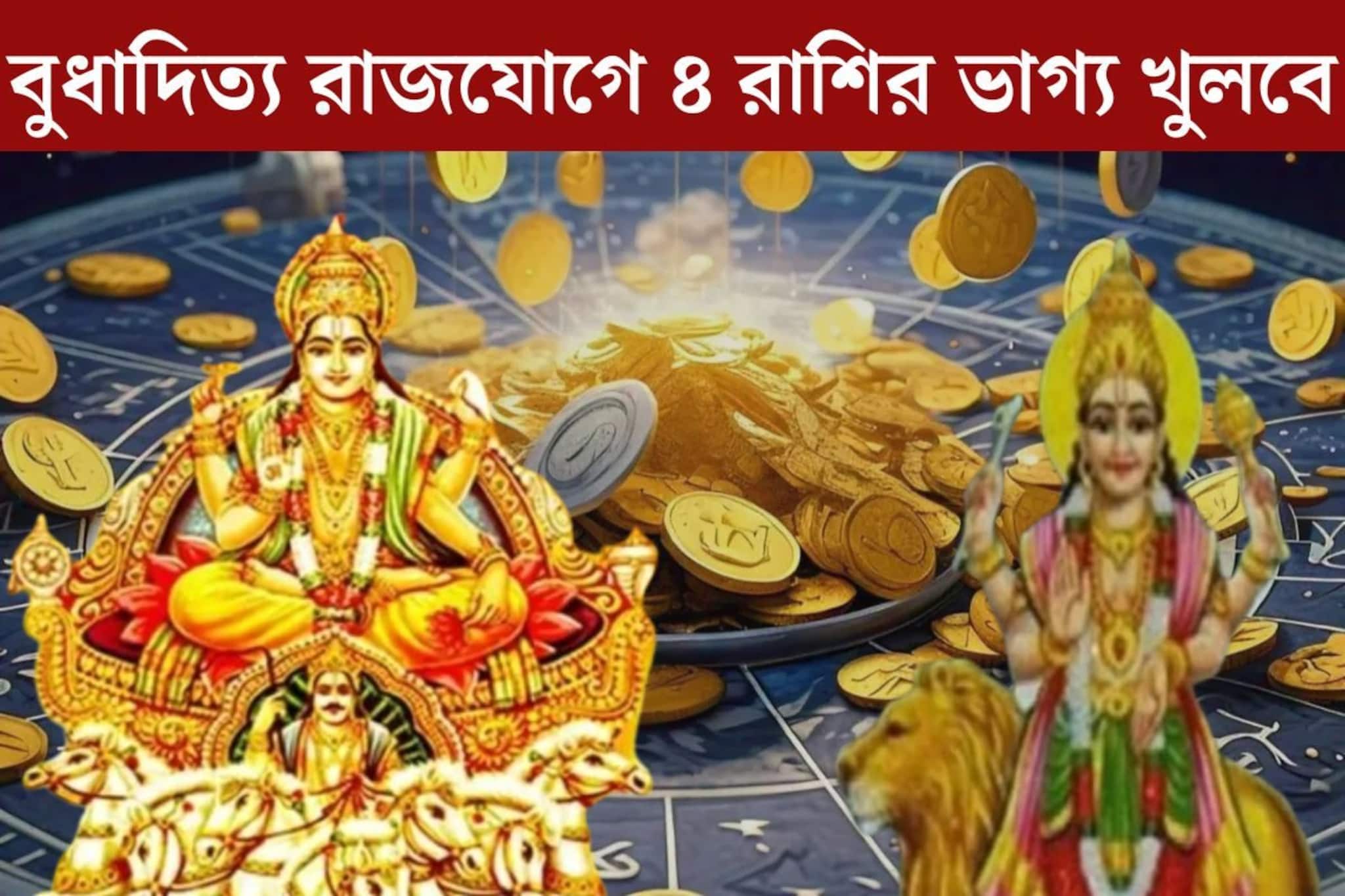 সূর্য-বুধের মহামিলনে আগামী ১০ দিন বিরাট 'মালামাল'! বুধাদিত্য যোগে ৪ রাশির লটারি