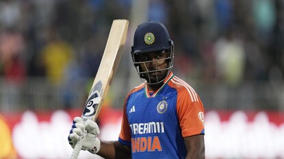 সঞ্জু স্যামসনের শতরান Photo- AP সঞ্জু স্যামসনের শতরান Photo- AP