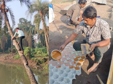 খাঁটি খেজুর গুড়ের সেরা ঠিকানা! শীত পড়তেই ক্রেতাদের ভিড় বাড়ছে এই গ্রামে