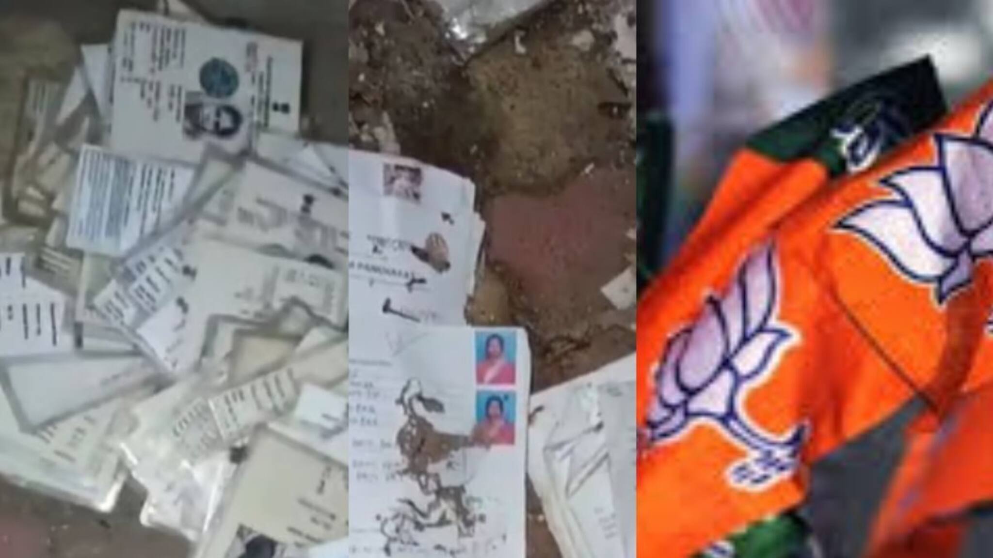 রাতের অন্ধকারে পুরনো ব্যালট পেপার, ভোটার কার্ড সব বিক্রি হচ্ছে! অভিযোগ বিজেপির