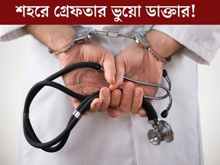 মধ‍্যমগ্রামে মেডিক্যাল অফিসার হিসেবে কাজ, রেজিস্ট্রেশন, লাইসেন্স, লেটারহেড সব জাল! গ্রেফতার ভুয়ো চিকিৎসক 