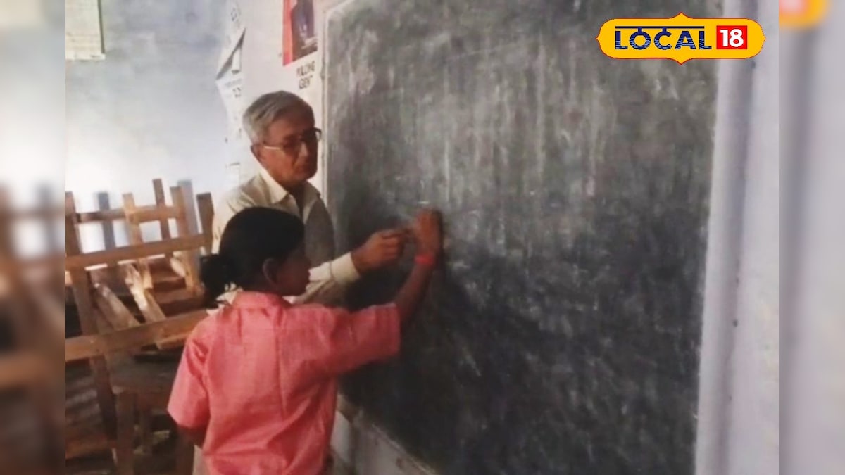 There is only one student in the school, the class is conducted with her. 