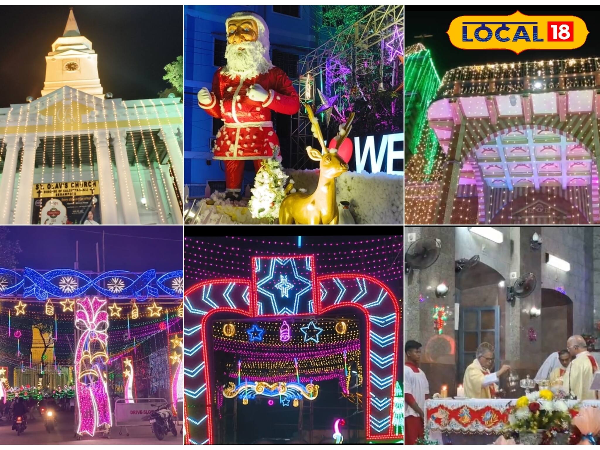 বড়দিনের বিশেষ আকর্ষণ!সেজে উঠেছে গঙ্গা তীরবর্তী তিন শহর