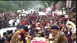 শেষযাত্রায় মনমোহন সিং৷ 