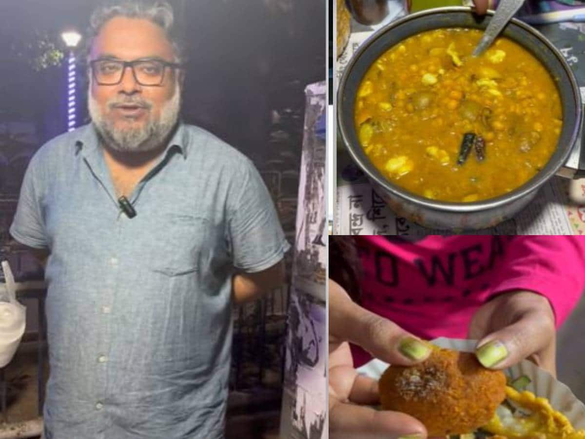 কালীঘাট মেট্রো স্টেশনের গেটে তপন থিয়েটারের কাছে অস্থায়ী দোকান সস্ত্রীক অয়নের (ছবি-সোশ্যাল মিডিয়া)