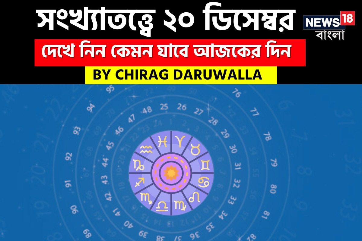 Daily Numerology: সংখ্যাতত্ত্বে ২০ ডিসেম্বর: দেখে নিন কেমন যাবে আজকের দিন; জানাচ্ছেন জ্যোতিষী চিরাগ দারুওয়ালা