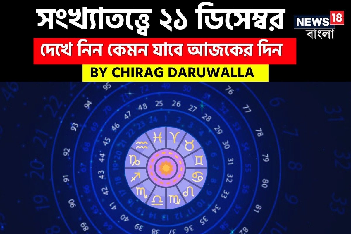 Daily Numerology: সংখ্যাতত্ত্বে ২১ ডিসেম্বর: দেখে নিন কেমন যাবে আজকের দিন; জানাচ্ছেন জ্যোতিষী চিরাগ দারুওয়ালা