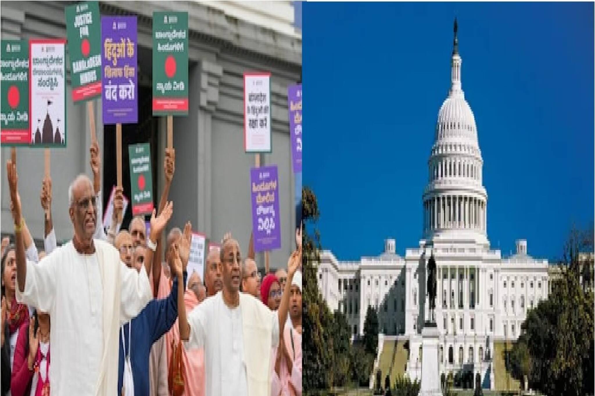 বাংলাদেশের সাধুদের দেওয়া হোক আইনি সহায়তা, ISKCON সাধু উকিল না পাওয়ায় আমেরিকা