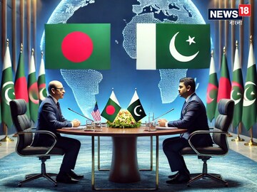 ভারতকে কোনঠাসা করার চেষ্টা, রং বদলে শেষমেশ পাকিস্তানের হাত ধরল বাংলাদেশ! - AI representative Image 