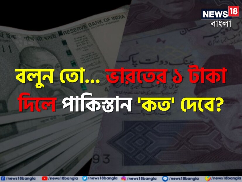 একটি দেশের মুদ্রার মূল্য তার অর্থনীতির প্রতিফলন। বিশ্বজুড়ে লেনদেনের জন্য সাধারণত ডলার ব্যবহার করা হয়। যে কোনও দেশের মুদ্রার মূল্য US ডলার (USD) -এর পরিপ্রেক্ষিতে পরিমাপ করা হয়। কিন্তু জানেন কি যে প্রতিবেশী পাকিস্তানের তুলনায় ভারতের মুদ্রার মূল্য বর্তমানে কত?