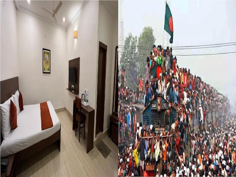 শিলিগুড়ি : বাংলাদেশি পর্যটকদের উপর আপাতত নিষেধাজ্ঞা জারি করল শিলিগুড়ির সমস্ত হোটেল৷ অনির্দিষ্টকালের জন্য এই সিদ্ধান্ত গ্রহণ করা হল শিলিগুড়ি হোটেলিয়ার্স ওয়েলফেয়ার অ্যাসোসিয়েশন এর তরফে।এদিন সাংবাদিক বৈঠক করে একথাই জানান শিলিগুড়ি হোটেলিয়ার্স ওয়েলফেয়ার অ্যাসোসিয়েশনের কার্যকরী কমিটির সদস্যরা। এদিনের সাংবাদিক সম্মেলনে উপস্থিত ছিলেন সংগঠনের সভাপতি রাজীব দাস, যুগ্ম সম্পাদক উজ্জ্বল ঘোষ-সহ অন্যান্যরা । শিলিগুড়ি : বাংলাদেশি পর্যটকদের উপর আপাতত নিষেধাজ্ঞা জারি করল শিলিগুড়ির সমস্ত হোটেল৷ অনির্দিষ্টকালের জন্য এই সিদ্ধান্ত গ্রহণ করা হল শিলিগুড়ি হোটেলিয়ার্স ওয়েলফেয়ার অ্যাসোসিয়েশন এর তরফে।এদিন সাংবাদিক বৈঠক করে একথাই জানান শিলিগুড়ি হোটেলিয়ার্স ওয়েলফেয়ার অ্যাসোসিয়েশনের কার্যকরী কমিটির সদস্যরা। এদিনের সাংবাদিক সম্মেলনে উপস্থিত ছিলেন সংগঠনের সভাপতি রাজীব দাস, যুগ্ম সম্পাদক উজ্জ্বল ঘোষ-সহ অন্যান্যরা ।