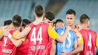 ১০ জনে খেলে হার ইস্টবেঙ্গলের। ছবি- সংগৃহীত।