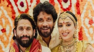 বিবাহ বন্ধনে আবদ্ধ হওয়ার পর আবেগঘন পোষ্ট পিতা নাগার্জুনের। ছবি- সংগৃহীত