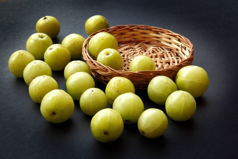 আমলকি (Indian Gooseberry) ভিটামিন C-এর একটি অন্যতম সমৃদ্ধ উৎস। প্রতি ১০০ গ্রামে প্রায় ৬০০-৭০০ মিলিগ্রাম ভিটামিন C থাকে, যা শরীরের রোগপ্রতিরোধ ক্ষমতা বাড়াতে এবং ত্বকের স্বাস্থ্য ভালো রাখতে গুরুত্বপূর্ণ ভূমিকা পালন করে। এটি অ্যান্টিঅক্সিডেন্ট ও প্রদাহ-নাশক উপাদানে ভরপুর, যা হজম ও চুলের স্বাস্থ্যরক্ষাতেও সহায়ক।