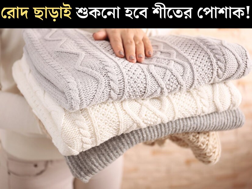 শীতের মরশুম মানেই লেপ, উলের সোয়েটার, মাফলার পরার দিন। পছন্দের মোটা মোটা সুন্দর সোয়েটার, হুডি বা টুপি পরার শখ বেশিরভাগ জনেরই। কিন্তু মুশকিল হল এগুলিকে ধোয়া এবং শুকনো করা। 