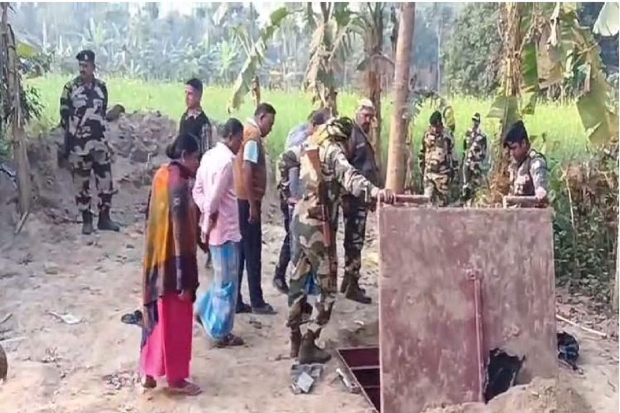 নদিয়ায় বাংলাদেশ সীমান্তে গোপন বাঙ্কার! তল্লাশি করতেই বিএসএফ যা পেল… দেখুন ভিডিও