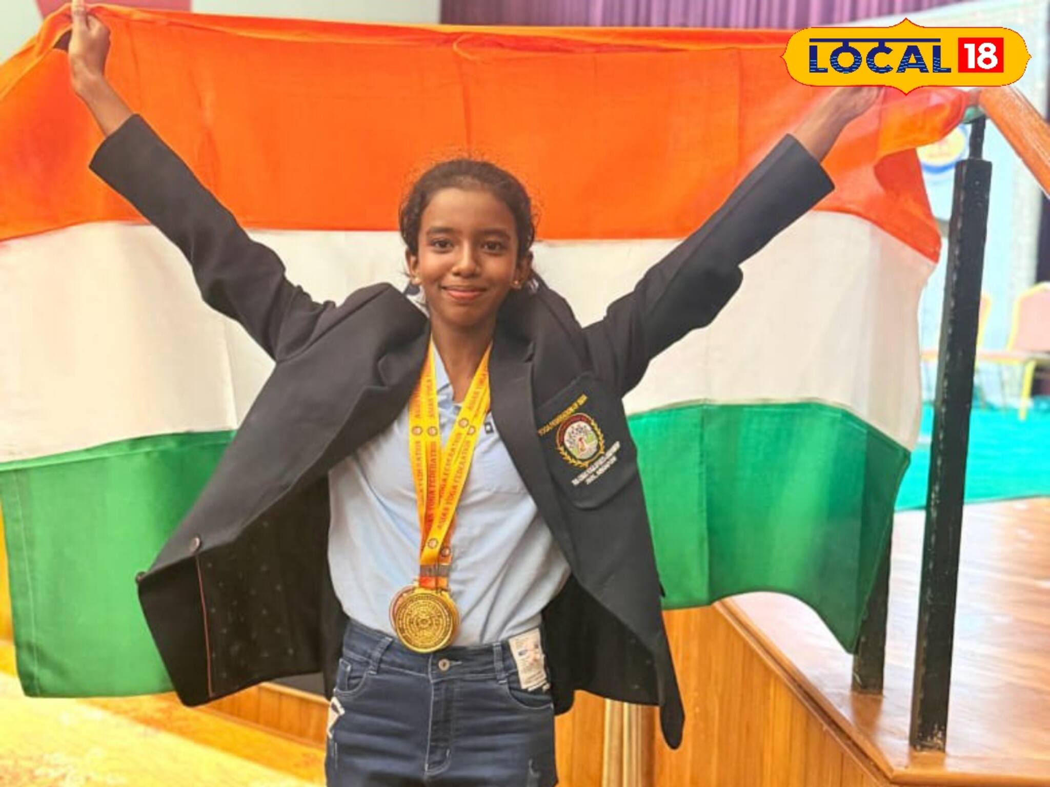 আন্তর্জাতিক যোগাসন প্রতিযোগিতায় দশ দেশকে পেছনে ফেলে ভারতের নাম উজ্জ্বল করেছে চন্দননগরের মেয়ে