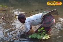 দৃষ্টিশক্তি না থাকলেও জলের তলায় তাঁর অপার দৃষ্টি! সবাইকে অবাক করে মাছ ধরেন টপাটপ!