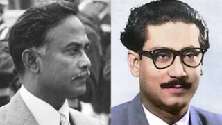 জিয়াউর রহমান ও শেখ মুজিবর রহমান