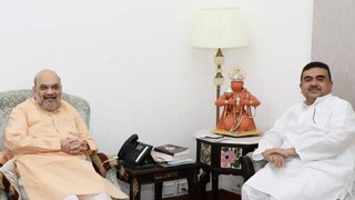 অমিত শাহ শুভেন্দু অধিকারী। Image: Representative (X) অমিত শাহ শুভেন্দু অধিকারী। Image: Representative (X)