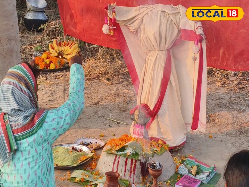 নির্জন একটি গ্রাম যে গ্রামের চারপাশেই আছে শুধু সরিষা ক্ষেত। এবং সেই সর্ষে ক্ষেত পার করলেই রয়েছে শ্মশান। বহু পুরনো এই শ্মশান যদিও বর্তমানে এই শ্মশানে এই পুজোর দিন ছাড়া কেউ আসা যাওয়া করে না। তবে এই শ্মশানের পাশেই প্রতিবছর গ্রামের সমস্ত মানুষজন মিলে করেন বিভিন্ন রকম ভূতেদের পুজো।