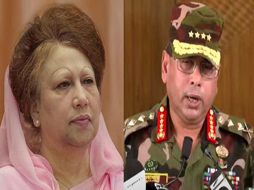 বাংলাদেশে কি শুরু হয়ে গেল পালাবদলের হিসেবনিকেশ? অন্তত তেমনই ইঙ্গিত মিলতে শুরু করেছে। বিএনপি-র চেয়ারপার্সন বেগম খালেদা জিয়ার শারীরিক অবস্থার খোঁজখবর নিতে তাঁর গুলশানের বাসভবনে গিয়েছিলেন বাংলাদেশের সেনাপ্রধান জেনারেল ওয়াকার-উজ-জামান।