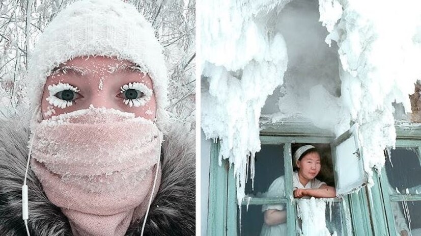 Oymyakon বিশ্বের সবচেয়ে শীতল অধ্যুষিত স্থান বলে মনে করা হয়। এটি রাশিয়ার সাইবেরিয়া অঞ্চলে অবস্থিত একটি ছোট গ্রাম। এখানে তাপমাত্রা -67.7 ডিগ্রি সেলসিয়াস পর্যন্ত রেকর্ড করা হয়েছে। প্রচন্ড ঠান্ডা থাকা সত্ত্বেও এখানকার মানুষ মাছ ধরে, আমিষ খাবার খেয়ে এবং চামড়ার তৈরি কাপড় পরে জীবিকা নির্বাহ করে।