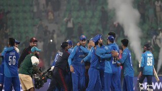 চ্যাম্পিয়ন্স ট্রফিতে ইংল্যান্ডকে হারিয়ে ৭ রানে জিতল আফগানিস্তান Photo- AP 