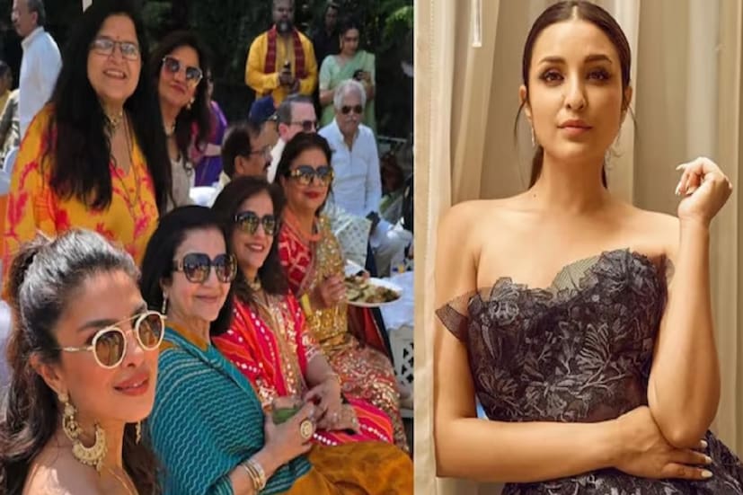 এদিকে শ্যালকের বিয়ের কোনও অনুষ্ঠানেই দেখা যায়নি প্রিয়াঙ্কা চোপড়ার অভিনেতা-গায়ক স্বামী নিক জোনাসকেও। তবে নিজের শ্বশুরবাড়ির সদস্য কেভিন সিনিয়র এবং ডেনিস জোনাসকে নিয়ে বিয়ের অনুষ্ঠানে ধামাকাদার এন্ট্রি নিয়েছেন বি-টাউনের দেশি গার্ল। আর প্রিয়াঙ্কার শ্বশুরবাড়ির লোকেদের পরনে ছিল এথনিক পোশাক। বিয়ের অনুষ্ঠানে এক আলাদাই মাত্রা যোগ করেছিলেন তাঁরা। Photo: Instagram
