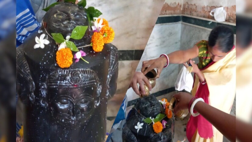 মুর্শিদাবাদ জেলার কান্দি শহরের বাঘডাঙ্গা পঞ্চমুখী শিব মন্দির। নেপালের পরেই একমাত্র পশ্চিমবঙ্গেই আছে এই পঞ্চমুখী শিব মন্দির। এছাড়াও যারা নিঃসন্তান তারা মনস্কামনা করলেই তারা সন্তান লাভ করেন বলেই কথিত আছে। (কৌশিক অধিকারী)