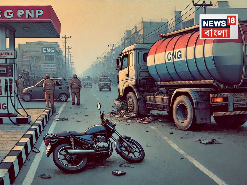 জানা গিয়েছে, এ দিন সকাল সাড়ে ৭টা নাগাদ নিজের বাইকে করে দাসপুর থানায় প্রশ্ন আনতে যাচ্ছিলেন রঞ্জিতকুমার জানা। ঘাটাল-পাঁশকুড়া রাজ্য সড়কের বকুলতলা এলাকায় একটি মালবাহী ট্রাকের আনলোডিং চলছিল। হঠাৎই ট্রাকের উপর থেকে একটি দড়ি নীচে ছুড়ে দেন এক শ্রমিক। সেই সময়ই ওই ট্রাকের পাশ দিয়ে যাচ্ছিলেন ওই শিক্ষক। সেই দড়ি সোজা এসে তাঁর গলায় জড়িয়ে যায়। রাজ্য সড়কের উপর ছিটকে পড়েন তিনি। AI Image