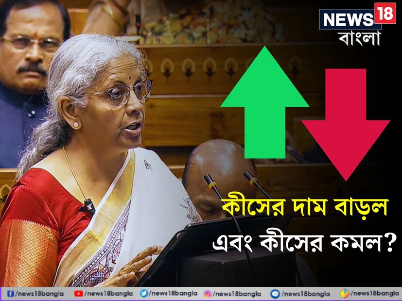 কেন্দ্রে নরেন্দ্র মোদি সরকার তৃতীয় বার ক্ষমতায় আসার পর অষ্টম বাজেট পেশ করলেন অর্থমন্ত্রী নির্মলা সীতারমণ। একাধিক বড় ঘোষণা করেছেন অর্থমন্ত্রী। একাধিক জিনিসের উপর করছাড়ের কথা ঘোষণা করেছেন তিনি। সেই সঙ্গে কর বাড়িয়ে দেওয়া হয়েছে কিছু জিনিসের উপর। বাজেটের পর কী কী সস্তা হতে চলেছে, কিসের দাম বাড়তে চলেছে, রইল পূর্ণাঙ্গ তালিকা। 