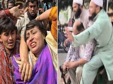 লজ্জায় মুখ ঢাকো বাংলাদেশ, মুজিবের ধ্বংস হওয়া বাড়ির সামনে এক মহিলাকে যা করা হল, অবিশ্বাস্য